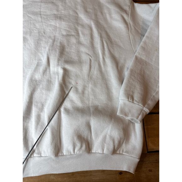 Vintage 90’s Soft As A Grape Cheverie Art Flower Crewneck Size XL - Picture 9 of 12